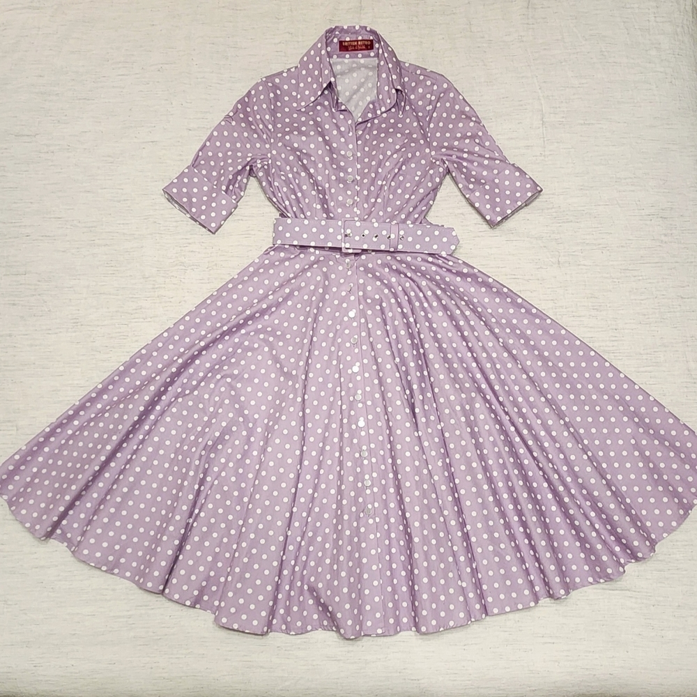 Polka Dot Swing Dress